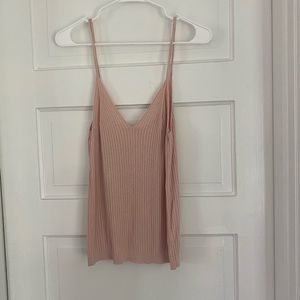 Anthropologie ribbed tank top.